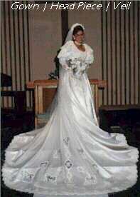 Gown | Head Piece | Veil